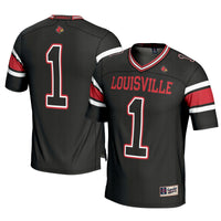 #1 Louisville Cardinals Football Jersey - Black