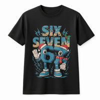 Humorous Gaming Character Holiday T-Shirt, Number 67 Christmas T-Shirt, Retro Gamer Meme Graphic T-Shirt, Xmas Video Game Tee, Present for Gamers