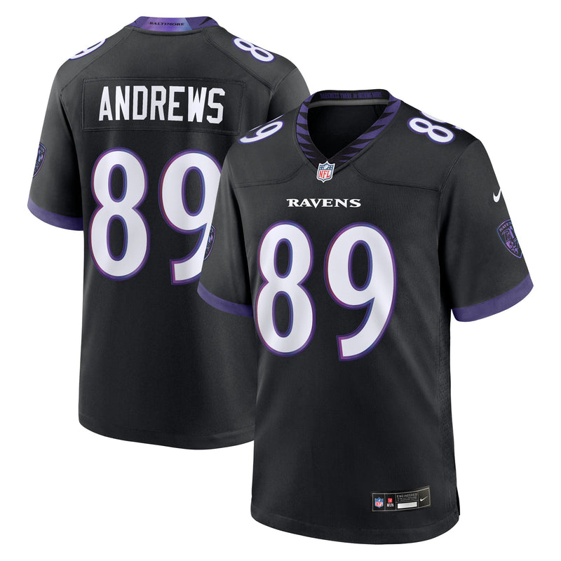 Baltimore Ravens Mark Andrews Black Alternate Game Jersey