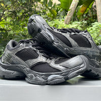 Low Top Sneakers, Black Colorway, Lace Up Design, Casual Gift for Sneaker Fans