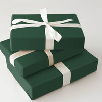 Matte Solid Gift Wrap, Dark Forest Green Wrapping Paper, Christmas Holiday Wrapping Paper, Birthday Gift Wrap Roll, Winter Wrapping Paper