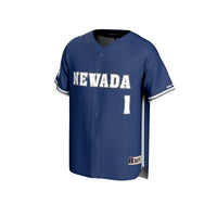 Nevada Wolf Pack Adult Lightweight Baseball Jersey - Navy