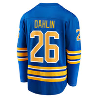 Buffalo Sabres Rasmus Dahlin Royal Home Captain Patch Breakaway Jersey