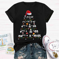 Humorous Science Math Holiday Shirt, Geometry Math Teacher Christmas T-Shirt, Pi Tree Graphic Tee, STEM Educator Xmas Season Present