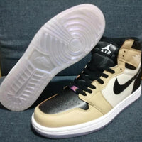 Sneakers, Black Gold Colorway, Lace Up Design, Casual Gift for Sneaker Fans