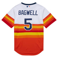 Houston Astros Jeff Bagwell White 2004 Cooperstown Collection Authentic Throwback Jersey