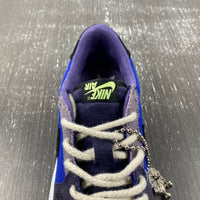 Low Top Sneakers, Royal Blue Black Purple Colorway, Lace Up Design, Casual Gift for Sneaker Fans
