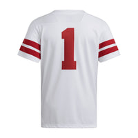 #1 White Nebraska Huskers Premier Jersey