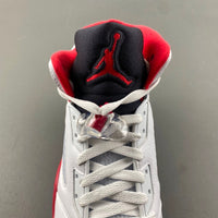 High Top Sneakers, White Black Red Colorway, Lace Up Design, Casual Gift for Sneaker Fans