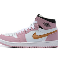 Sneakers, Pink White Colorway, Lace Up Design, Casual Gift for Sneaker Fans