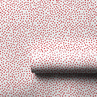 Minimalist Polka Dot Gift Wrap, Red Confetti Wrapping Paper, Scattered Dot Birthday Wrapping Paper, All Occasion Christmas Gift Wrap Roll