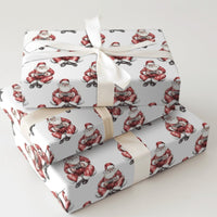 Watercolor Gamer Santa Gift Wrap, Gaming Santa Wrapping Paper, Video Game Christmas Wrapping Paper, Holiday Gamer Gift Wrap Roll