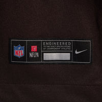 Cleveland Browns Carson Schwesinger Brown 2025 NFL Draft Game Jersey