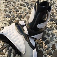 Sneakers, White Black Colorway, Lace Up Design, Casual Gift for Sneaker Fans