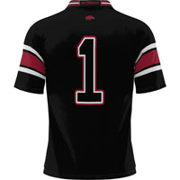 #1 Arkansas Razorbacks Football Jersey - Black