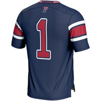 #1 Pennsylvania Quakers Endzone Football Jersey - Navy