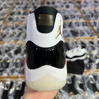 Sneakers, White Black Gold Colorway, Lace Up Design, Casual Gift for Sneaker Fans