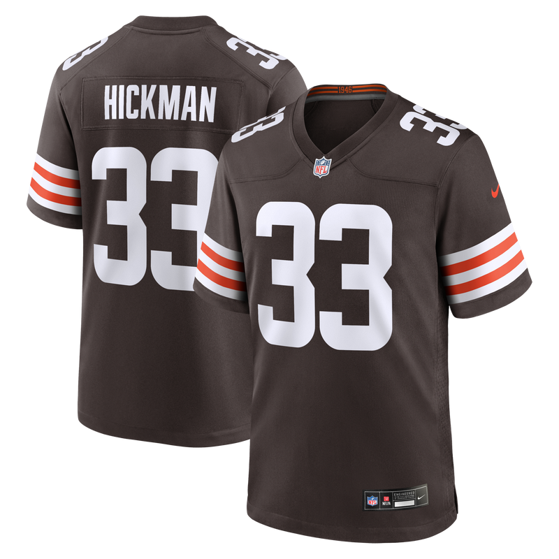 Cleveland Browns Ronnie Hickman Brown Team Game Jersey