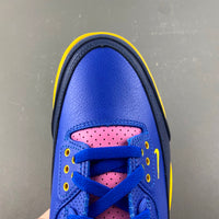 Low Top Sneakers, Royal Blue Green Pink Colorway, Lace Up Design, Casual Gift for Sneaker Fans