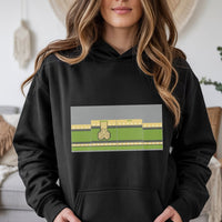 Pixel Art Novelty Sweatshirt, Humorous Meme Ugly Christmas Hoodie, Adult Holiday Party Hooded Pullover, Retro Xmas Meme Graphic Hoodie