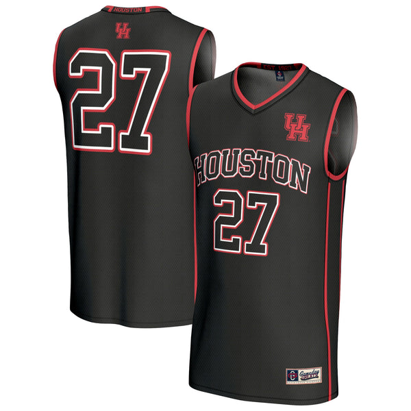 Houston Cougars Lightweight Collegiate Basketball Fashion Jersey - Black