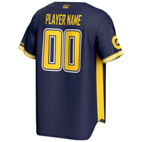 Cal Bears NIL Pick-A-Player Lightweight Baseball Jersey - Navy