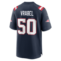 New England Patriots Mike Vrabel Navy Game Retired Player Jersey