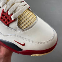 Low Top Sneakers, White Black Red Colorway, Lace Up Design, Casual Gift for Sneaker Fans