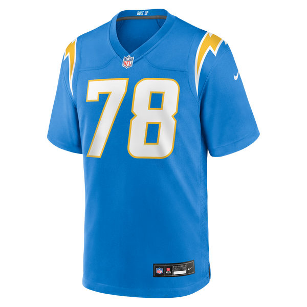 Los Angeles Chargers Andre James Powder Blue Team Game Jersey