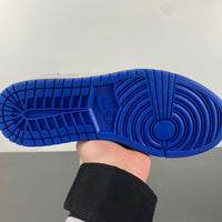 Low Top Sneakers, Royal Blue Black Colorway, Lace Up Design, Casual Gift for Sneaker Fans