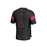 #1 Florida Atlantic Owls Lightweight Football Jersey - Black