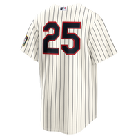 Minnesota Twins Byron Buxton Cream 2026 Field of Dreams Stadium Jersey
