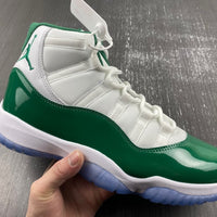 Low Top Sneakers, Green White Colorway, Lace Up Design, Casual Gift for Sneaker Fans