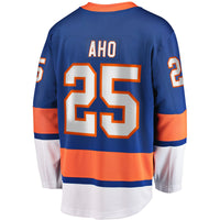 New York Islanders Sebastian Aho Royal Home Breakaway Player Jersey