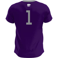 Kansas State Wildcats Lightweight Soccer Fashion Jersey - Purple