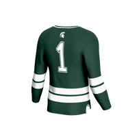 Michigan State Spartans Lightweight Hockey Fashion Jersey - Green