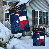Santa Hat Lone Star Lawn Flag, Texas Merry Christmas Yall Garden Flag, Double-Sided Holiday Yard Decor, Texas Christmas Porch Banner