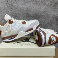 Sneakers, White Burgundy Colorway, Lace Up Design, Casual Gift for Sneaker Fans