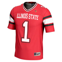 #1 Illinois State Redbirds Endzone Football Jersey - Red