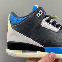 Low Top Sneakers, Blue Black Red Gray Colorway, Leather Footwear, Lace Up Design, Casual Gift for Sneaker Fans