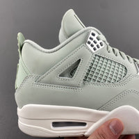 Low Top Sneakers, Green Silver Sail Colorway, Lace Up Design, Casual Gift for Sneaker Fans