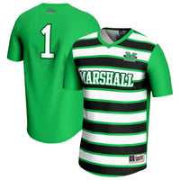 #1 Marshall Thundering Herd Lightweight Soccer Fashion Jersey - Kelly Green