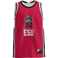 East Stroudsburg Warriors Lightweight Basketball Jersey - Red