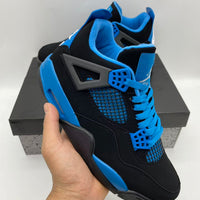 Mid Top Sneakers, Blue Colorway, Lace Up Design, Casual Gift for Sneaker Fans