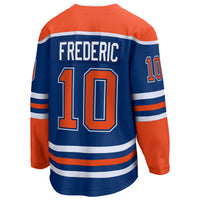 Edmonton Oilers Trent Frederic Royal Home Breakaway Jersey