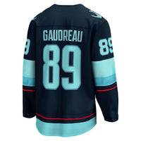 Seattle Kraken Frederick Gaudreau Deep Sea Blue Home Breakaway Jersey