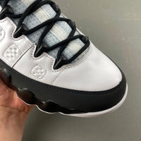 Retro Low Top Sneakers, White Black Colorway, Lace Up Design, Casual Gift for Sneaker Fans