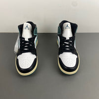 Mid Top Sneakers, Blue White Black Pink Colorway, Lace Up Design, Casual Gift for Sneaker Fans