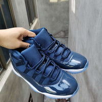 Sneakers, Navy White Colorway, Lace Up Design, Casual Gift for Sneaker Fans