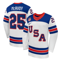 Charlie McAvoy White US Hockey 2026 Away Replica Jersey